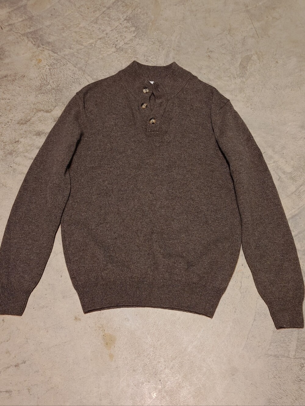 Ledbury 100% Super Fine Merino Wool Cardigan Sweater – Made in Italy – Size L
